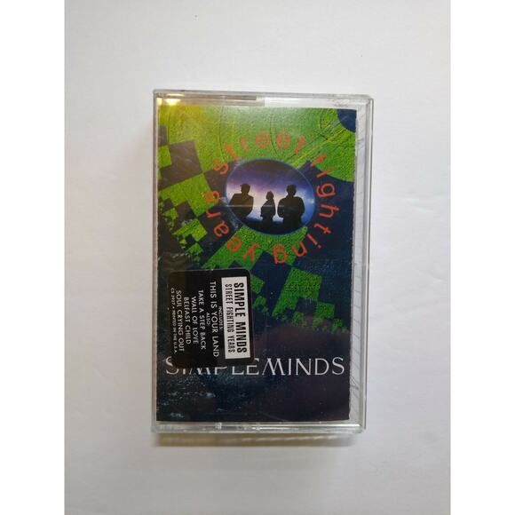 Simple Minds Street Fighting Years 1989 Cassette Tape Album New Wave Synth-pop - Picture 6 of 6